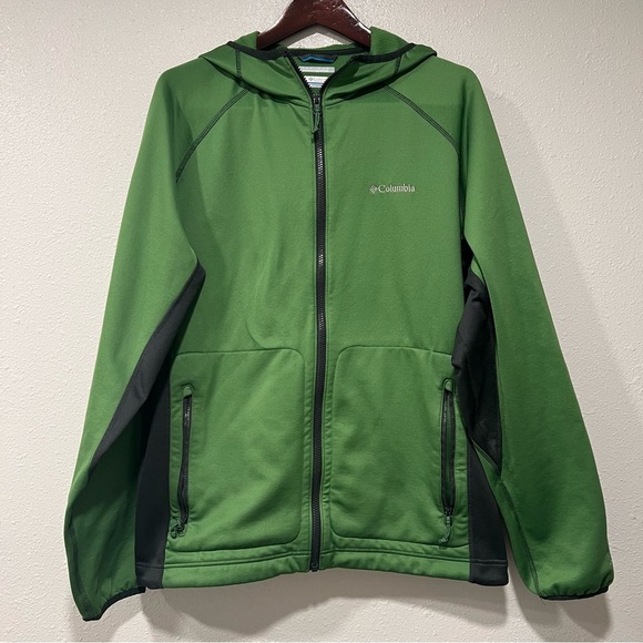Columbia Other - Columbia Hoodie Jacket Omni-Wick Stretch Camp Hiking Green Mens Size Large